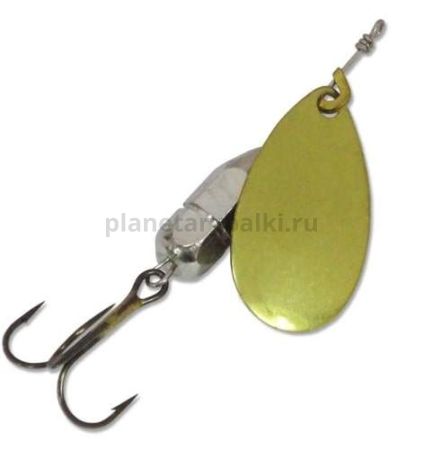 Блесна вращающаяся ILBA ESA n/d №2, 6,5гр., цвет gold