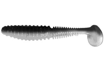 Виброхвост LureMax AYAME 5''/12,5см, Black Shad 027, 5шт.