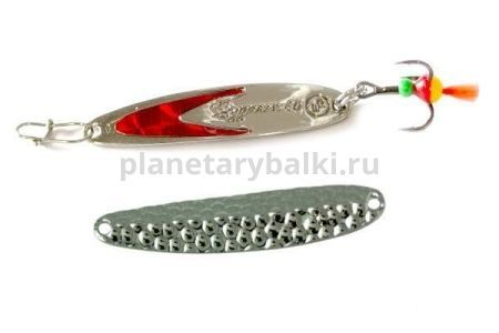 Блесна вертикальная ECOPRO Судачья красный флекс, 50мм, 6гр., цвет SBSRF