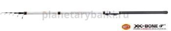 Удилище поплавочное с кольцами WFT XK Bone PURE CARBO BOLO 4м, тест 4-20гр.