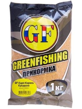Прикормка GF КАРП/КАРАСЬ Кукуруза 1кг 