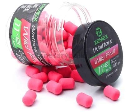 Бойлы нейтральные ZEMEX Wafters Dumbells Wild Fruit 11х8мм, 25гр.