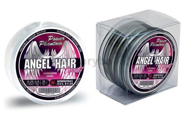 Монофильная леска Power Phantom ANGEL Hair Tippet CLEAR 30м, 0,22мм, 4,5кг