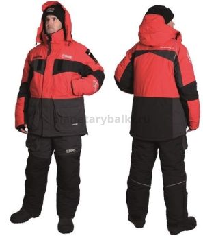 Костюм зимний Alaskan New Polar 2.0 красный/серый/черный, размер M (куртка + полукомбинезон)