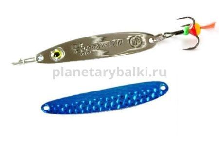 Блесна вертикальная ECOPRO Судачья с глазом, 65мм, 12гр., цвет BBS