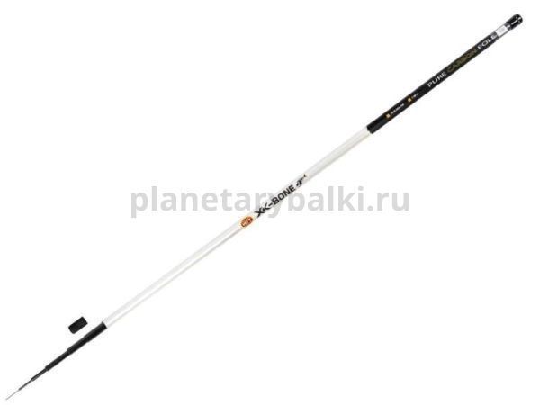 Удилище поплавочное без колец WFT XK Bone PURE CARBO POLE 7м, тест 4-20гр.