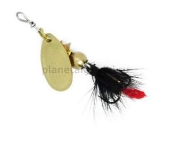 Блесна вращающаяся MEPPS Aglia Mouche Noire №0, 2,5гр., цвет AG