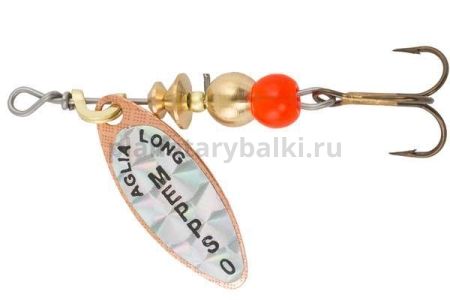 Блесна вращающаяся Mepps AGLIA LONG RAINBO 2, 5гр., цвет Copper