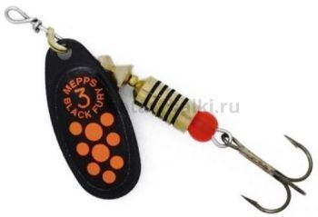 Блесна вращающаяся MEPPS Black Fury Orange №3, 6,5гр., цвет NR