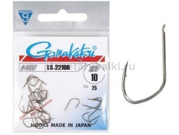 Крючки Gamakatsu LS-2210B HOOKS BRONZE разм. 10 25шт.