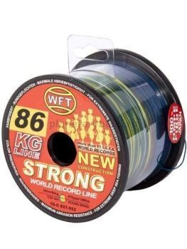 Шнур плетёный WFT KG STRONG Multicolor 250м, 0,52мм, 86кг