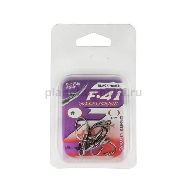 Крючок тройной FLAGMAN Treble hook F41 №6, 5шт.