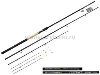 Удилище фидерное Feeder Concept Distance BLACK 100 3,90м, тест 40-100гр.