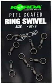 KORDA Вертлюг с кольцом PTFE Ring Swivel №8