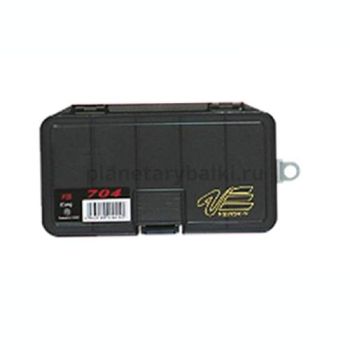 Коробка рыболовная Meiho Versus VS-704 Black 16,1x9,1x3,1см