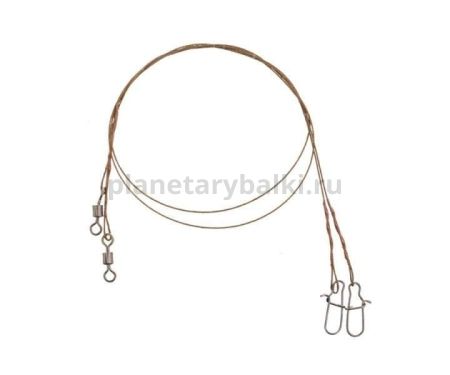 Поводок FLAGMAN Stainless Steel X49 5кг, 25см, 2шт.