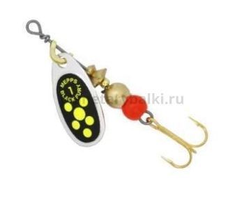 Блесна вращающаяся MEPPS Black Fury Chartreuse №1, 3,5гр., цвет AG