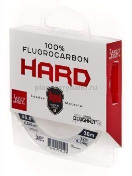 Леска монофильная Lucky John FLUOROCARBON Hard 30м, 0,37мм, 9,84кг