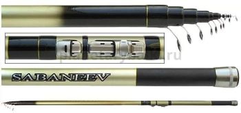 Удилище болонское SABANEEV MASTER Bolo 600 6м, тест 5-25гр. (с кольцами)