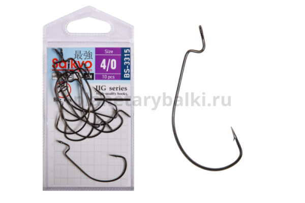 Крючки Saikyo BS-3315 BN №4/0, 10шт.