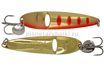 Блесна колеблющаяся LureMax Rush 90мм, 28гр., цвет 44, Silver eye