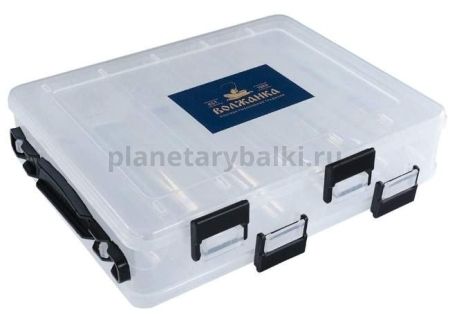 Коробка рыболовная Волжанка двухсторонняя 20,5х17х4,8см