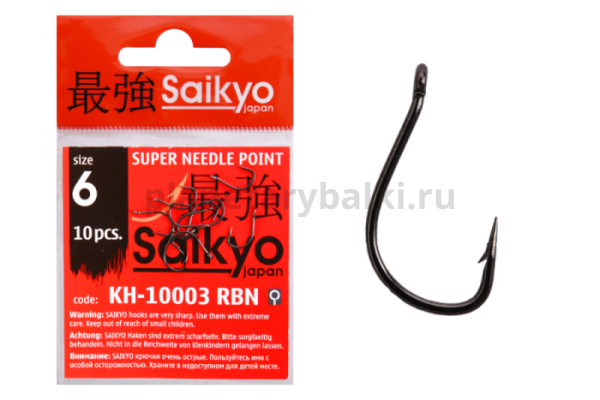 Крючки Saikyo Tanago BN KH-10003 №6, 10шт.