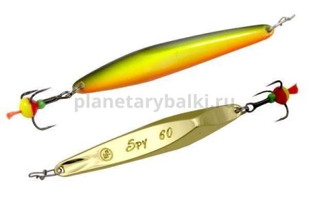 Блесна вертикальная ECOPRO Spy 70мм, 15гр., цвет FRG