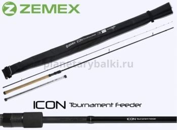 Удилище фидерное ZEMEX ICON Tournament Feeder 12.6 ft 3,8м, тест 90гр.
