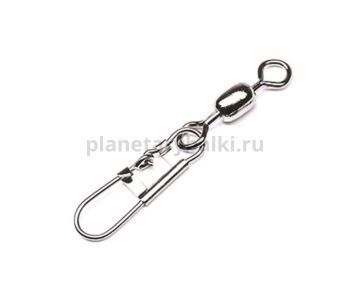 OWNER Застежка с вертлюгом Snagless Snap w/Barrel Swivel №12 7шт