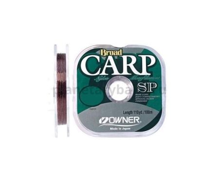 Леска OWNER Broad Carp SP brown 100м, 0,35мм, 8,8кг