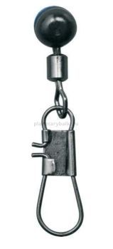 Карабин со стопорной бусиной Cralusso Plastic Head Swivel With Interlock M 6шт.