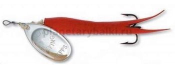 Блесна вращающаяся MEPPS Aglia Flying №2, 15гр., цвет AG/red