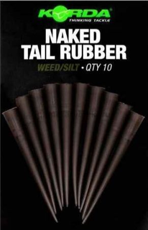 Конус резиновый KORDA Naked Tail Rubber Weed Silt 10шт.