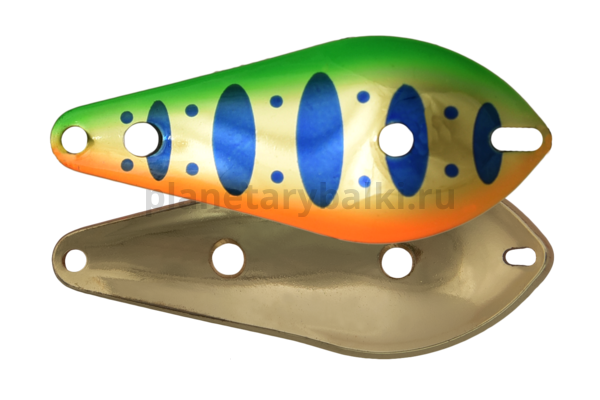 Блесна колеблющаяся LureMax Atom  60мм, 10гр., цвет 07