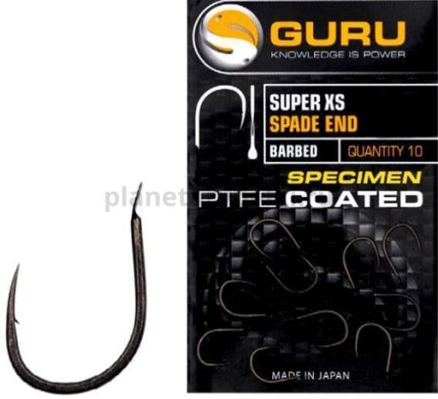 GURU Крючок Super XS Spade №18 с бородкой