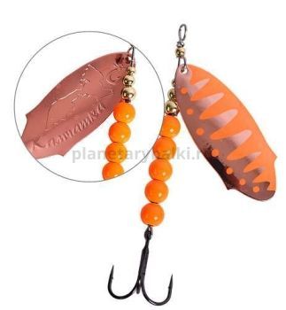 Блесна вращающаяся LureMax Kamchatka 23гр., цвет 021/Or