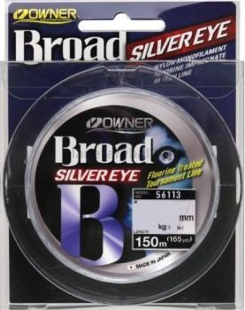 Монофильная леска OWNER Broad Silver Eye 150м, 0,40мм, 13кг