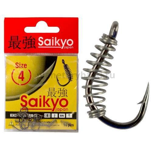 Крючок с пружиной Saikyo KHS-10085 №4S, 10шт.