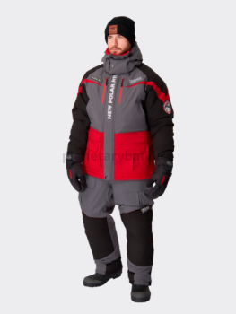 Костюм зимний Alaskan NewPolar M11 размер M, красн/сер/черн (куртка+полукомб.)