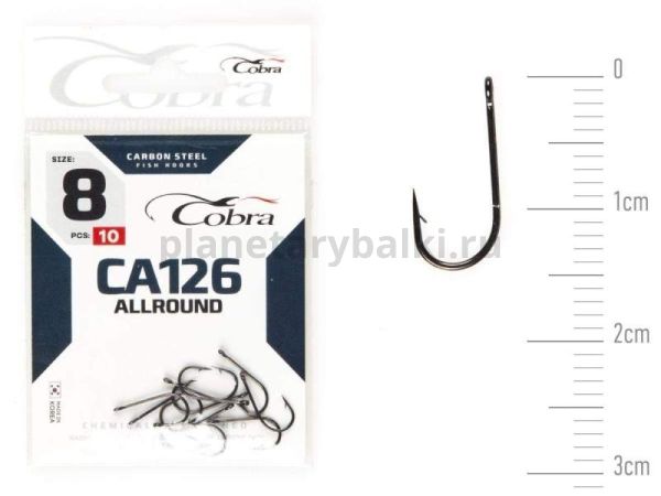 Крючки Cobra Allround VIKING CA126 №8, 10шт.