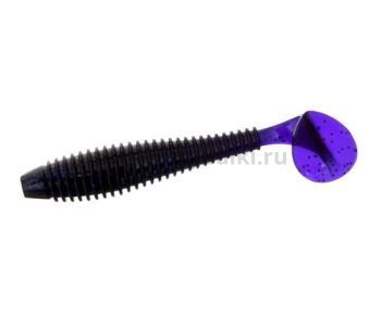 Виброхвост FLAGMAN Mystic Fish Fat 3,8" 9,5см, #105 Violet, 4шт.