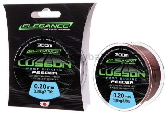 Леска ELEGANCE METHOD Lusson Fast Sinking Feeder 300м, 0,20мм, 3,99кг