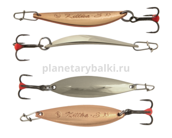 Блесна вертикальная ECOPRO Killka-S, 35мм, 3гр., цвет SC