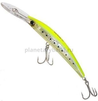 Воблер Yo-Zuri Crystal 3D Minnow Deep Diver 130F, 130мм, 24гр., до 4м, цвет GHCS
