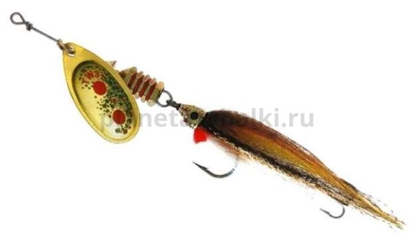 Блесна вращающаяся MEPPS Aglia TW Streamer №3, 6,8гр., цвет OR блистер