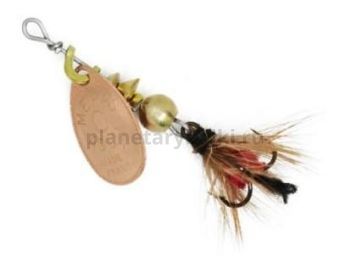 Блесна вращающаяся MEPPS Aglia Mouche Rouge №0, 2,5гр., цвет CU