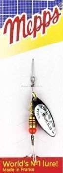 Блесна вращающаяся MEPPS Aglia Longue Rainbo №1, 4,5гр., цвет NR