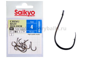 Крючки Saikyo CHINU BAIT HOLDER BN KH-10091 №4, 10шт.
