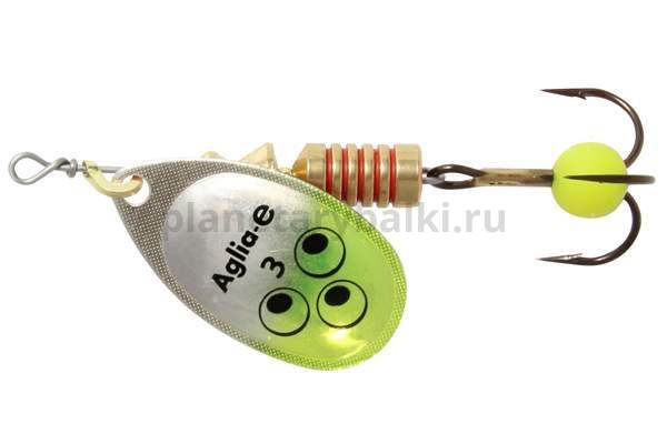 Блесна вращающаяся Mepps AGLIA-E №3, 6,5гр., цвет SR SHC S/Chartreuse